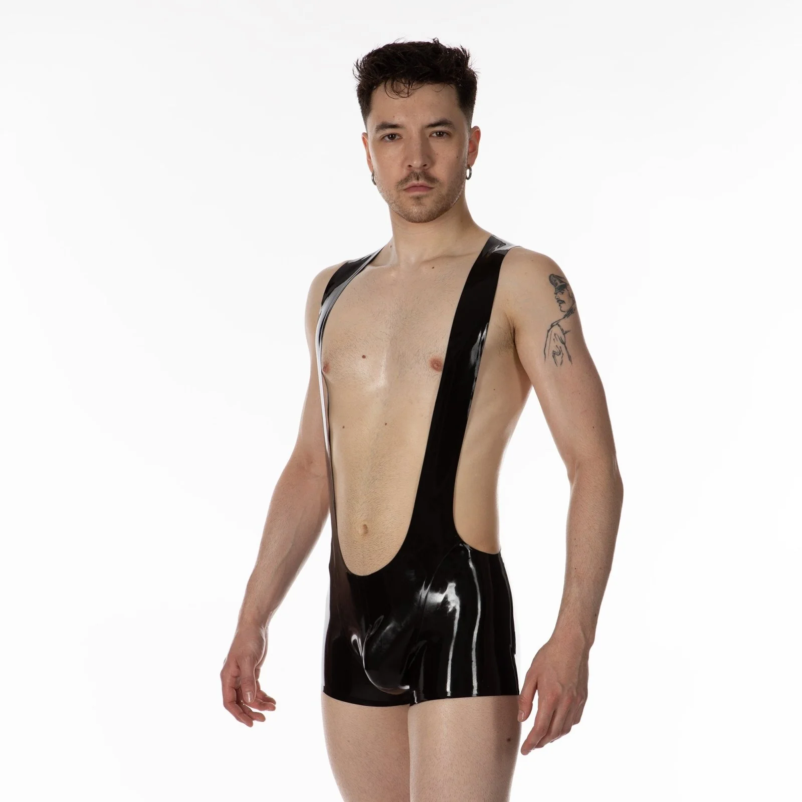 Backless Rubber Wrestling Suit - Image 2