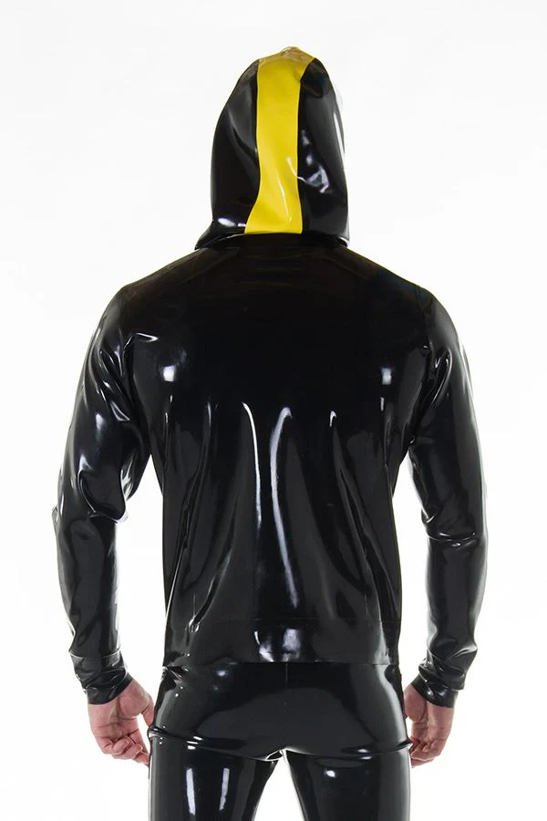 Zip Up Rubber Hoodie // Made to Order - Image 4