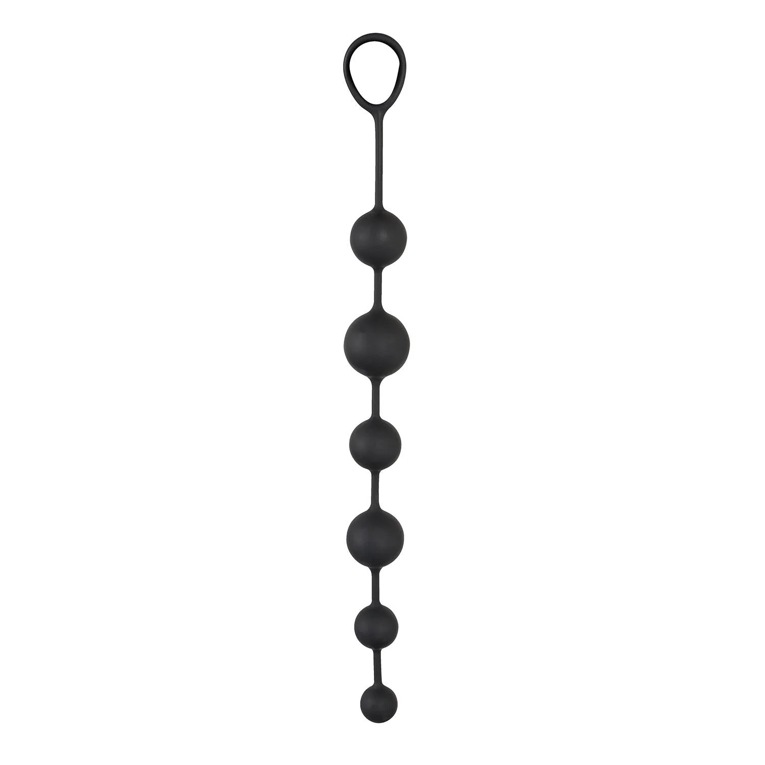 Silicone Anal Beads Combi-sized, Black - Image 3
