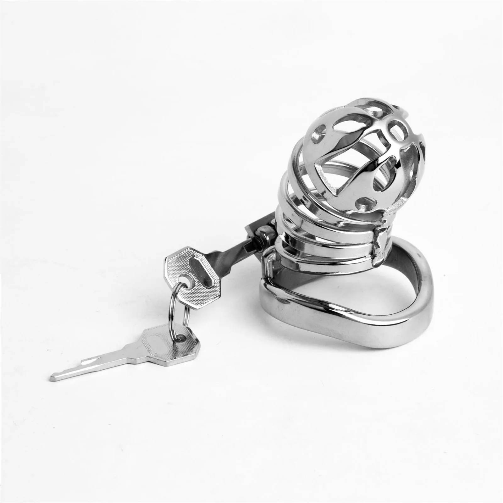 The Retractable, 4 Cage Steel Chastity Training Set