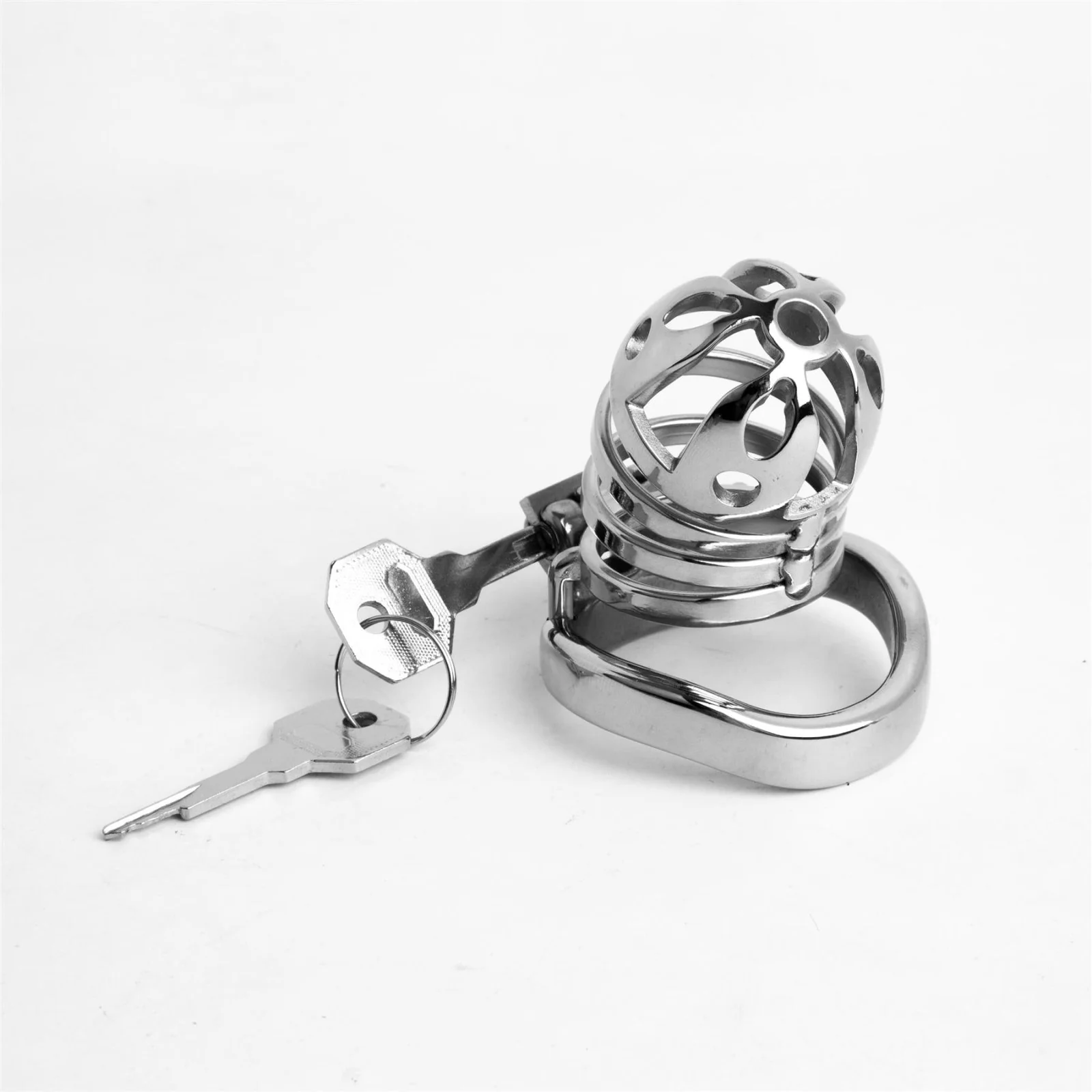 The Retractable, 4 Cage Steel Chastity Training Set - Image 3