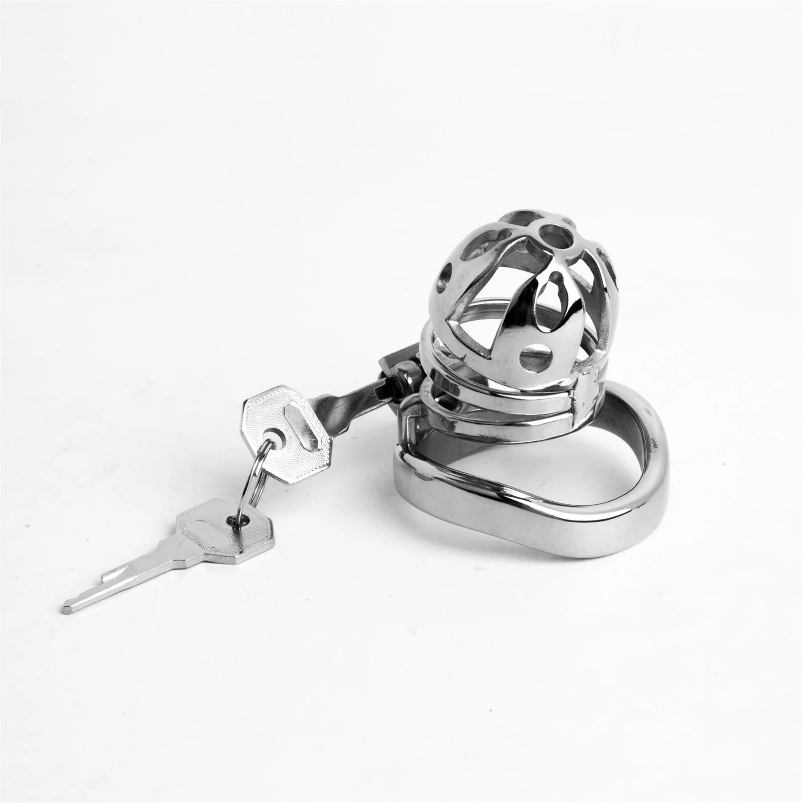 The Retractable, 4 Cage Steel Chastity Training Set - Image 5