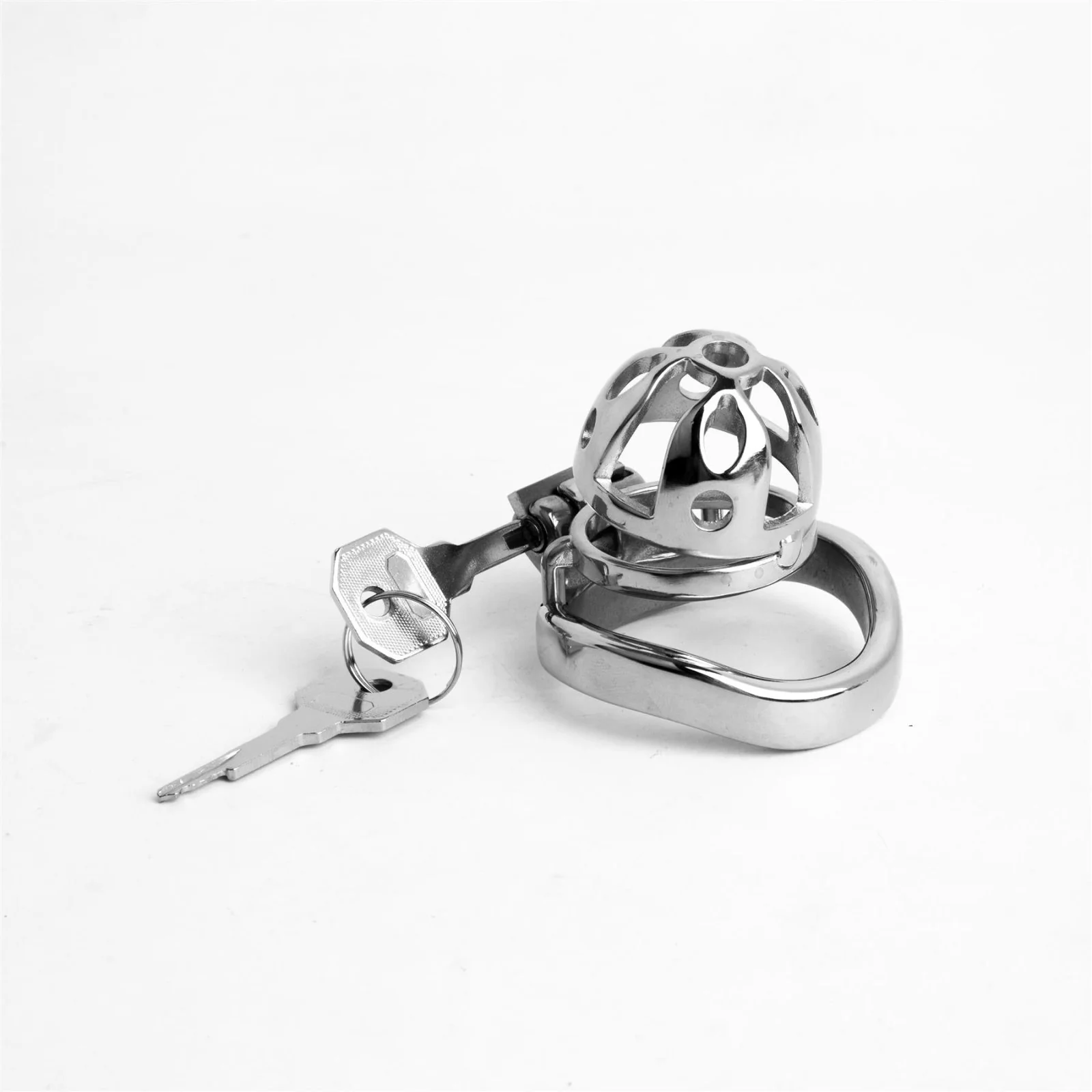 The Retractable, 4 Cage Steel Chastity Training Set - Image 7