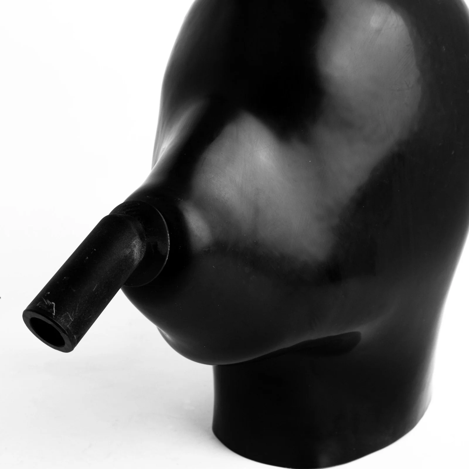 Studio Gum Heavy Rubber Anaesthesia Mask, Black, No Eyes, Size 41 - Image 4