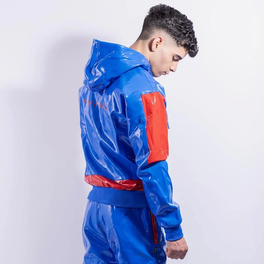 Twink X Datemate Jacket, Blue/Red - Image 3