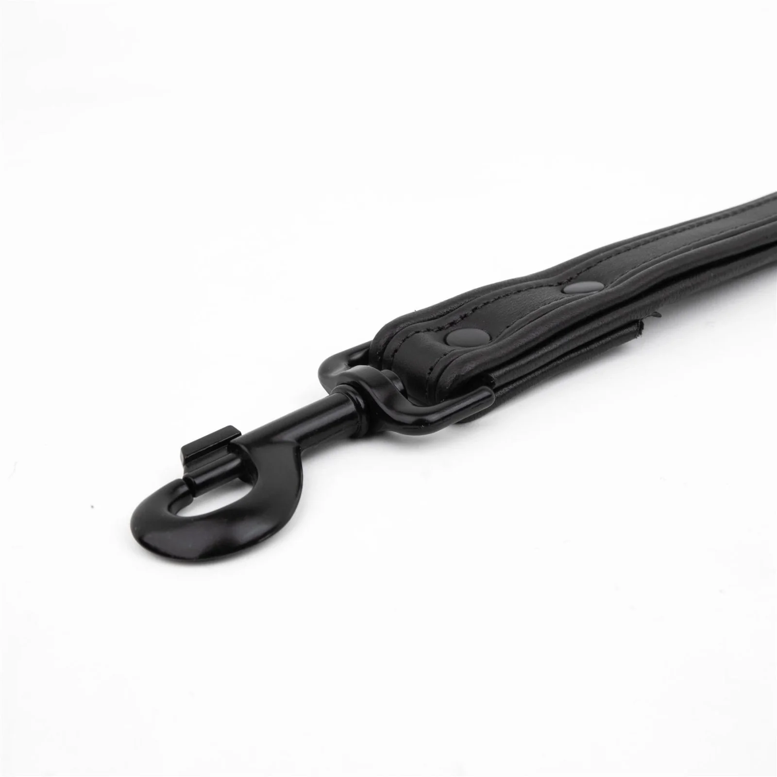 Short Leash, Leather, Black/Black - Image 2