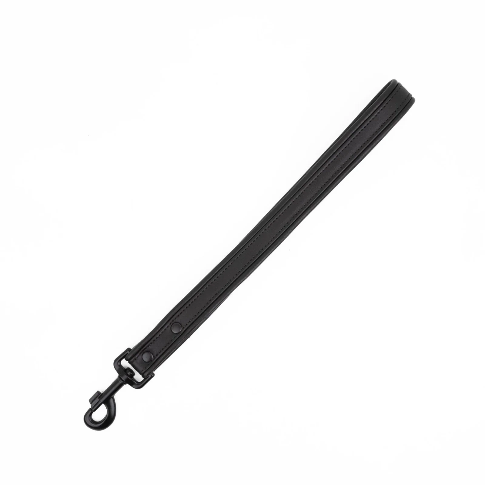 Short Leash, Leather, Black/Black - Image 4