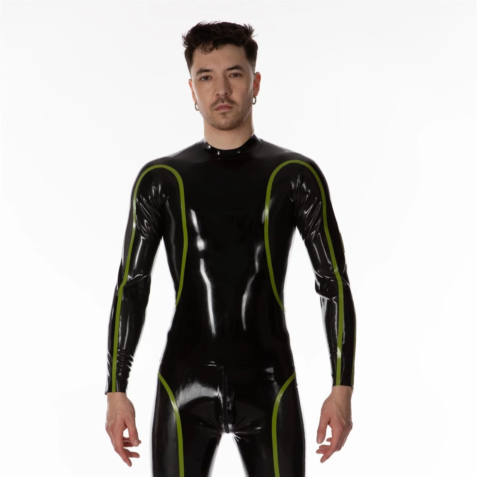 Apex Rubber Long Sleeve T-Shirt, Black / Pewter / Spring