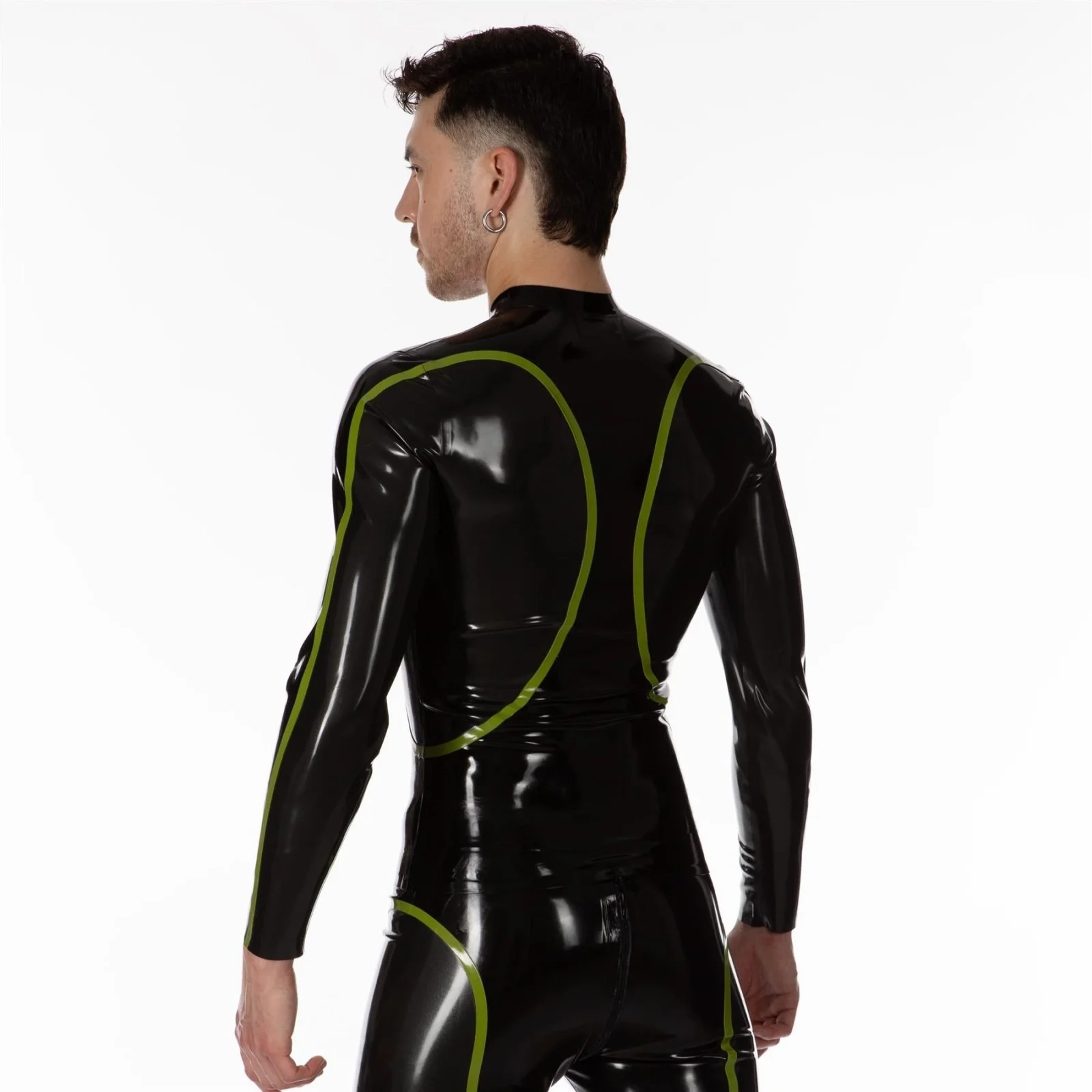 Apex Rubber Long Sleeve T-Shirt, Black / Pewter / Spring - Image 3