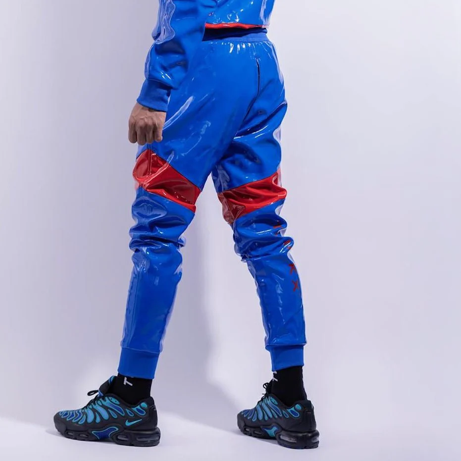 Twink X Datemate Pants, Blue/Red - Image 2