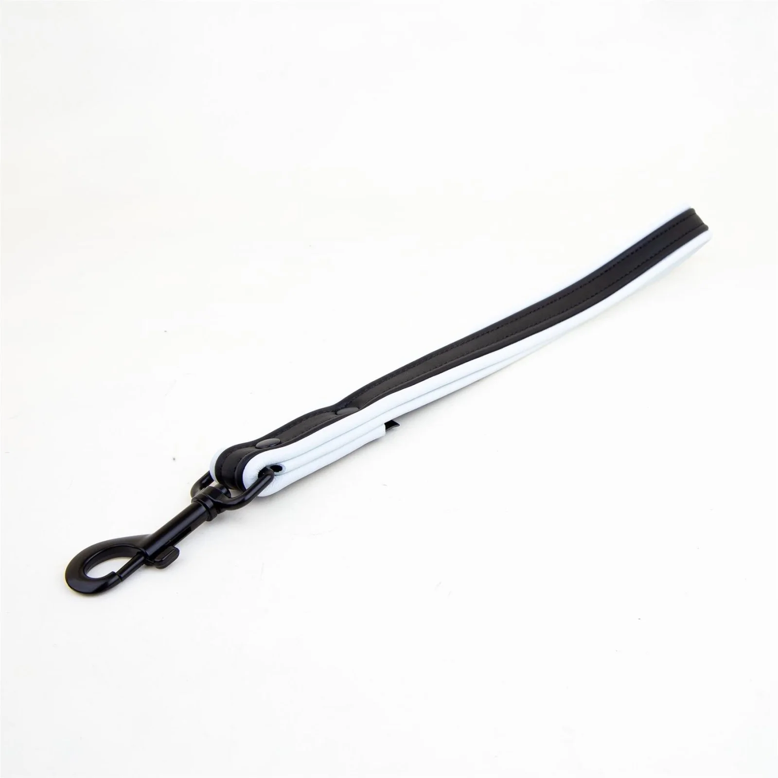 Short Leash, Leather, Black/White