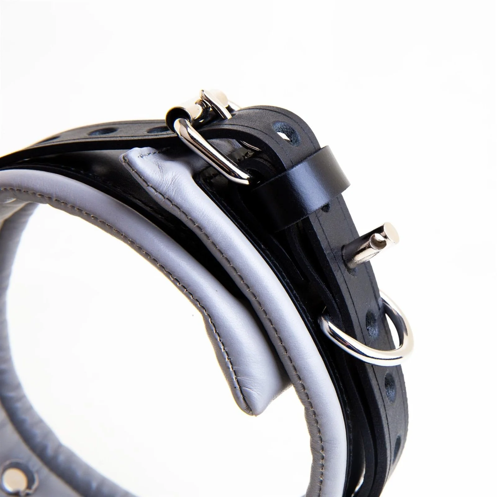 Padded Leather Collar 5cm - Image 2
