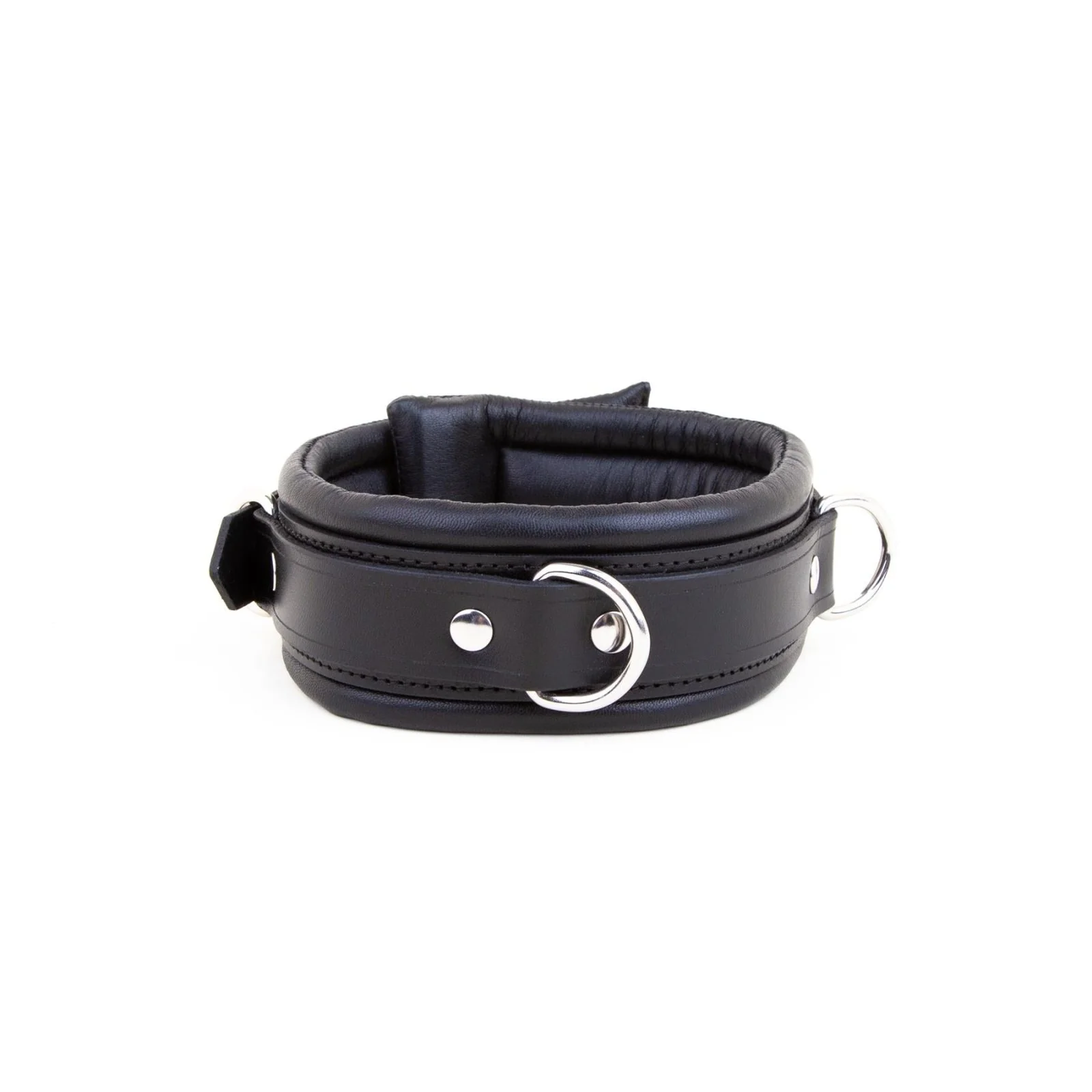 Padded Leather Collar 5cm - Image 5