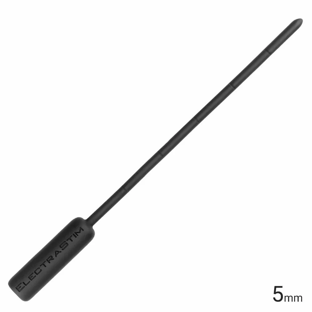 ELECTRASTIM Silicone Noir Flexible Sound - 5mm