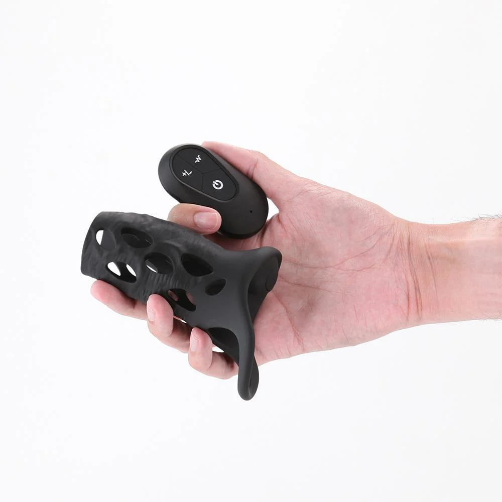 Renegade Edge Vibrating Penis Sleeve with Remote - Image 2