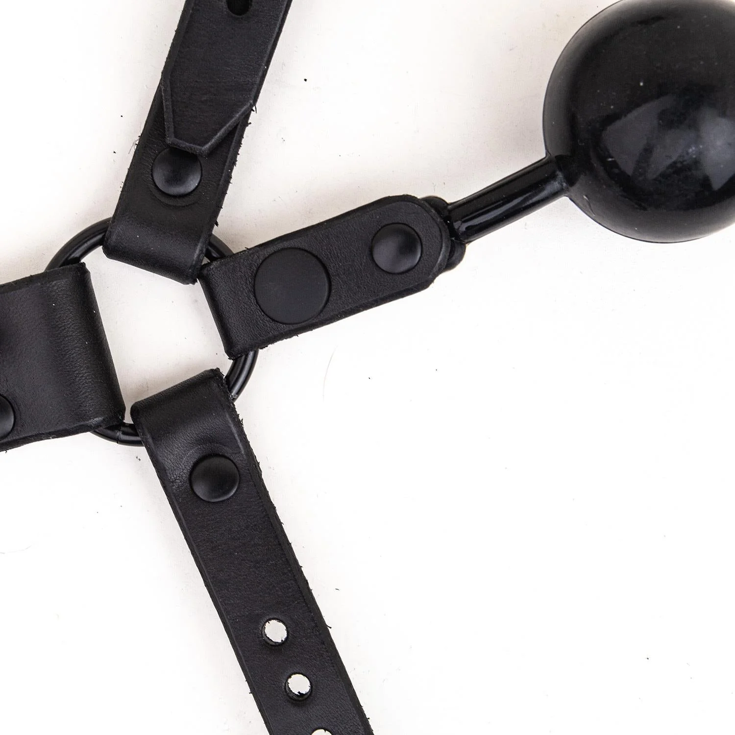 Ball Gag Add-On for Nose Hook Head Harness - Image 3