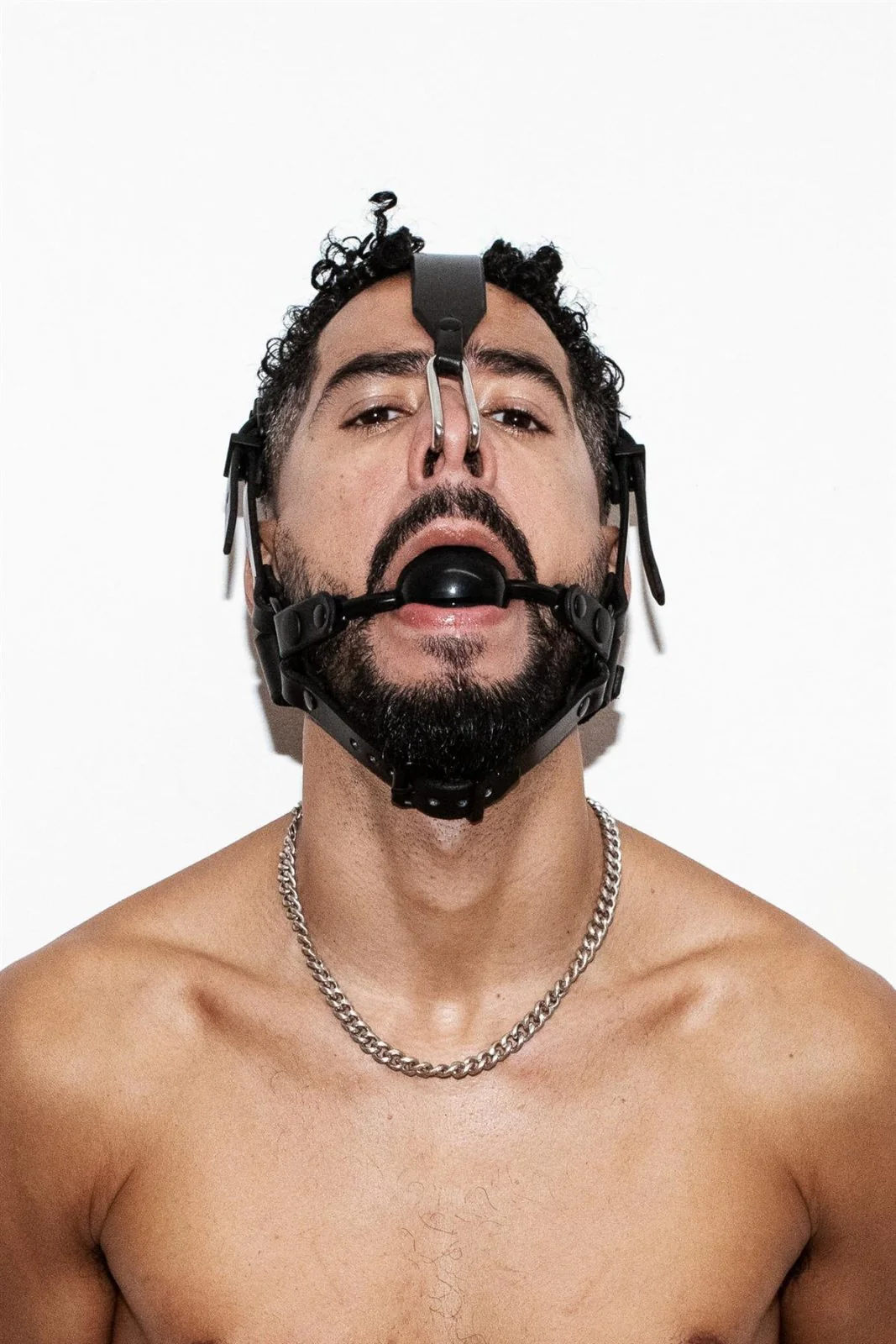 Ball Gag Add-On for Nose Hook Head Harness - Image 4