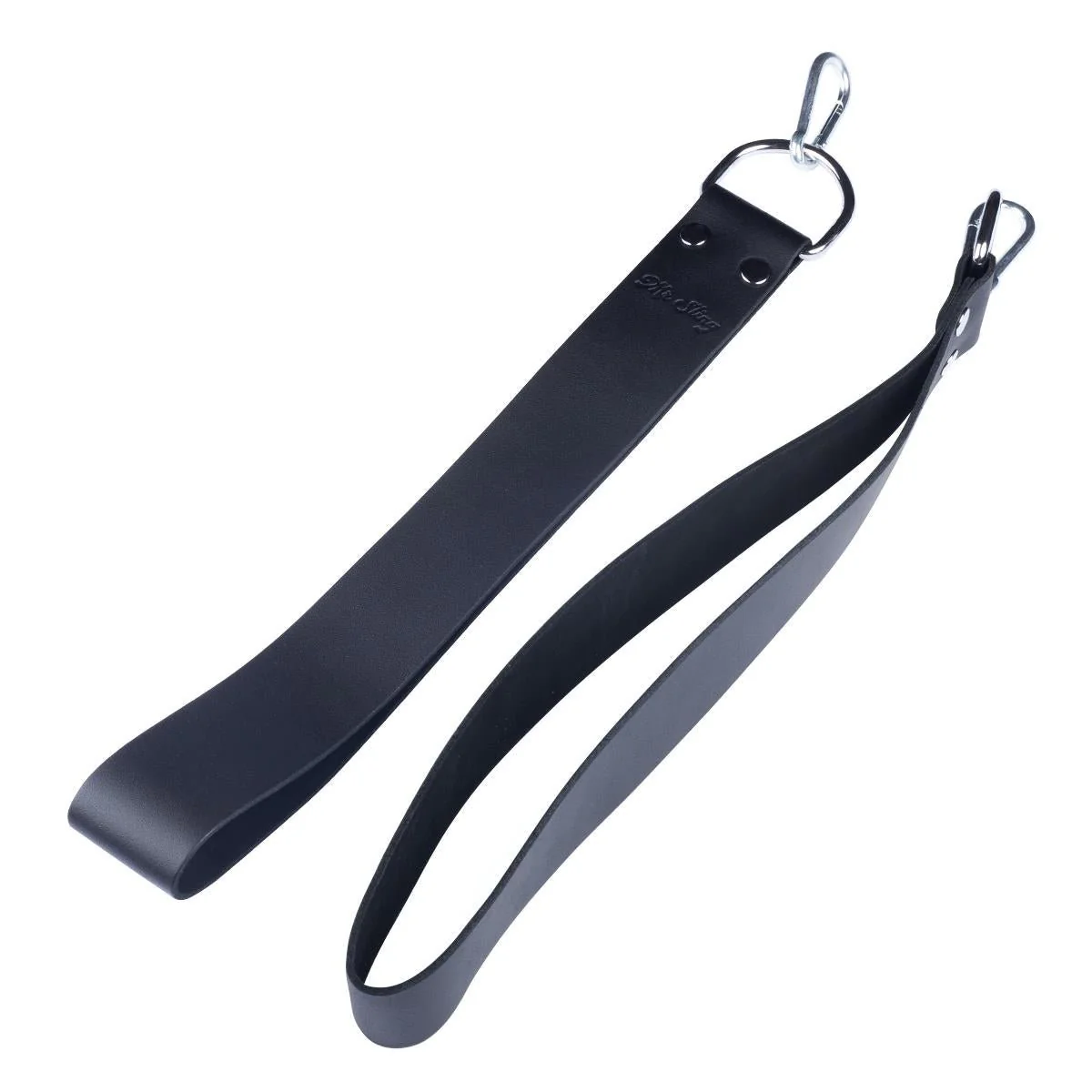 MR. SLING Leather Sling Loops, Black