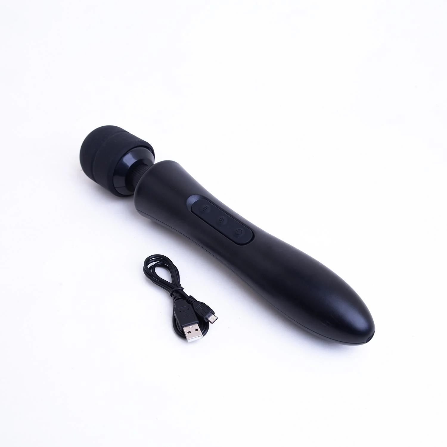 R-141 Wireless Wand Massager, Black - Image 3
