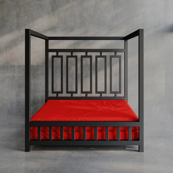 Sheets of San Francisco Fitted Sheets, King, Red