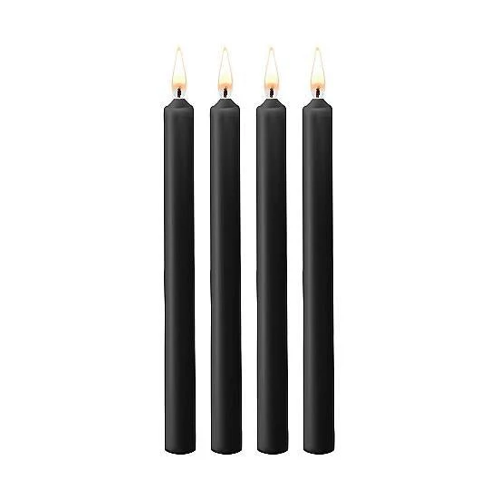 Dripping Paraffin Wax Candles, Black