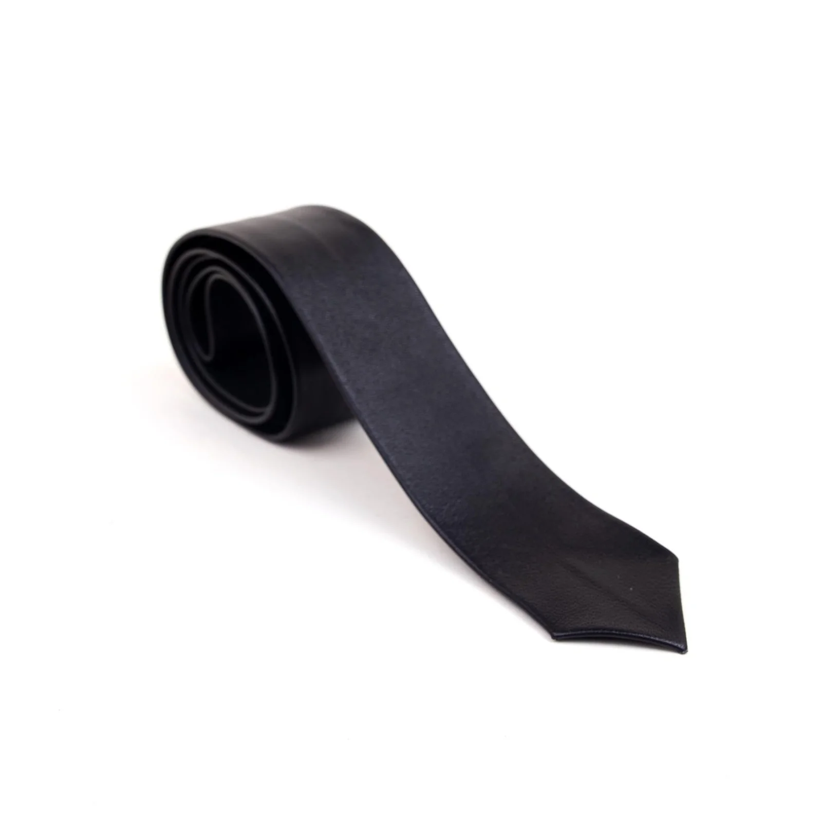 Leather Tie, Skinny Cut // Made to order - Image 9