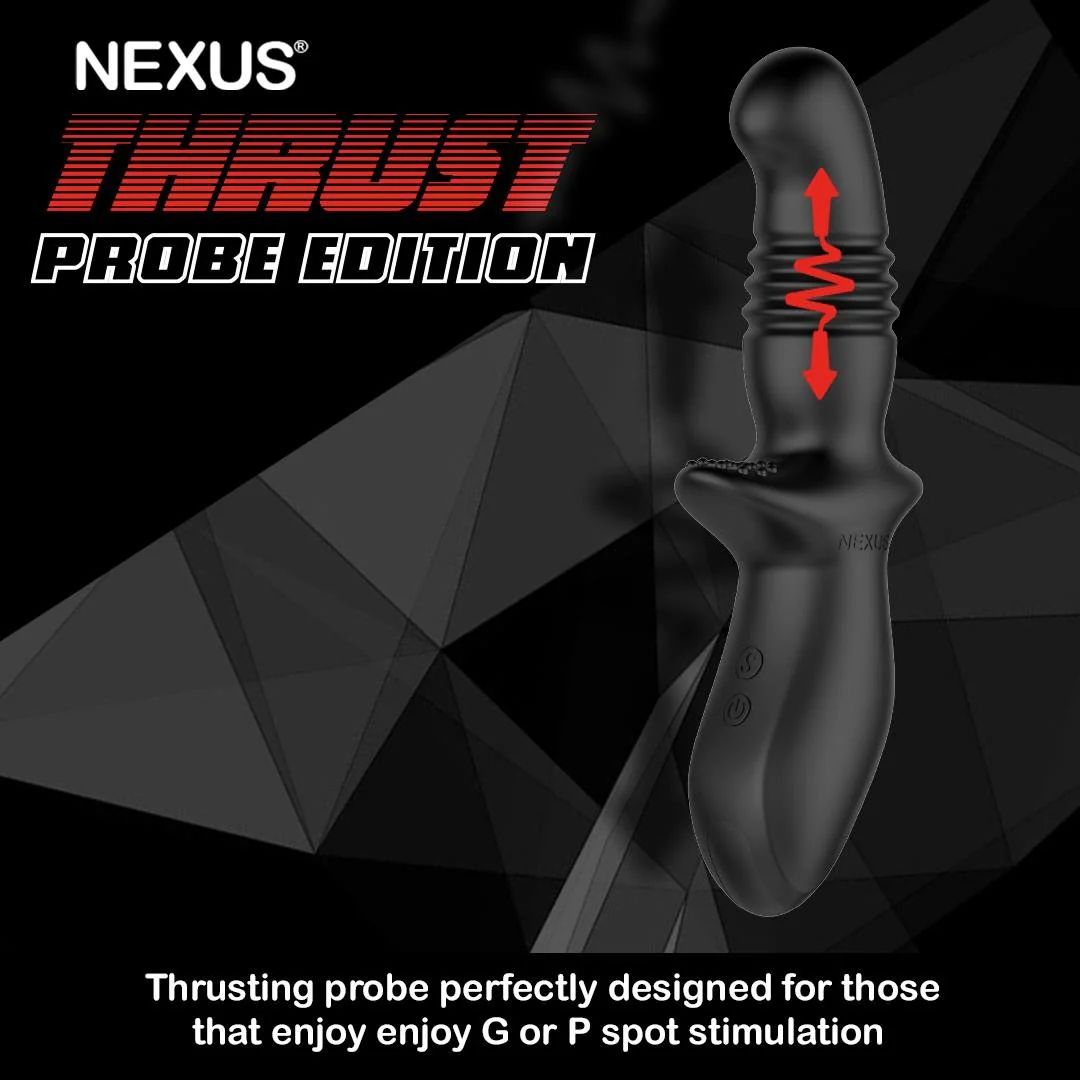 Nexus Thrust, Anal Thrusting Prostate Probe, Black - Image 9