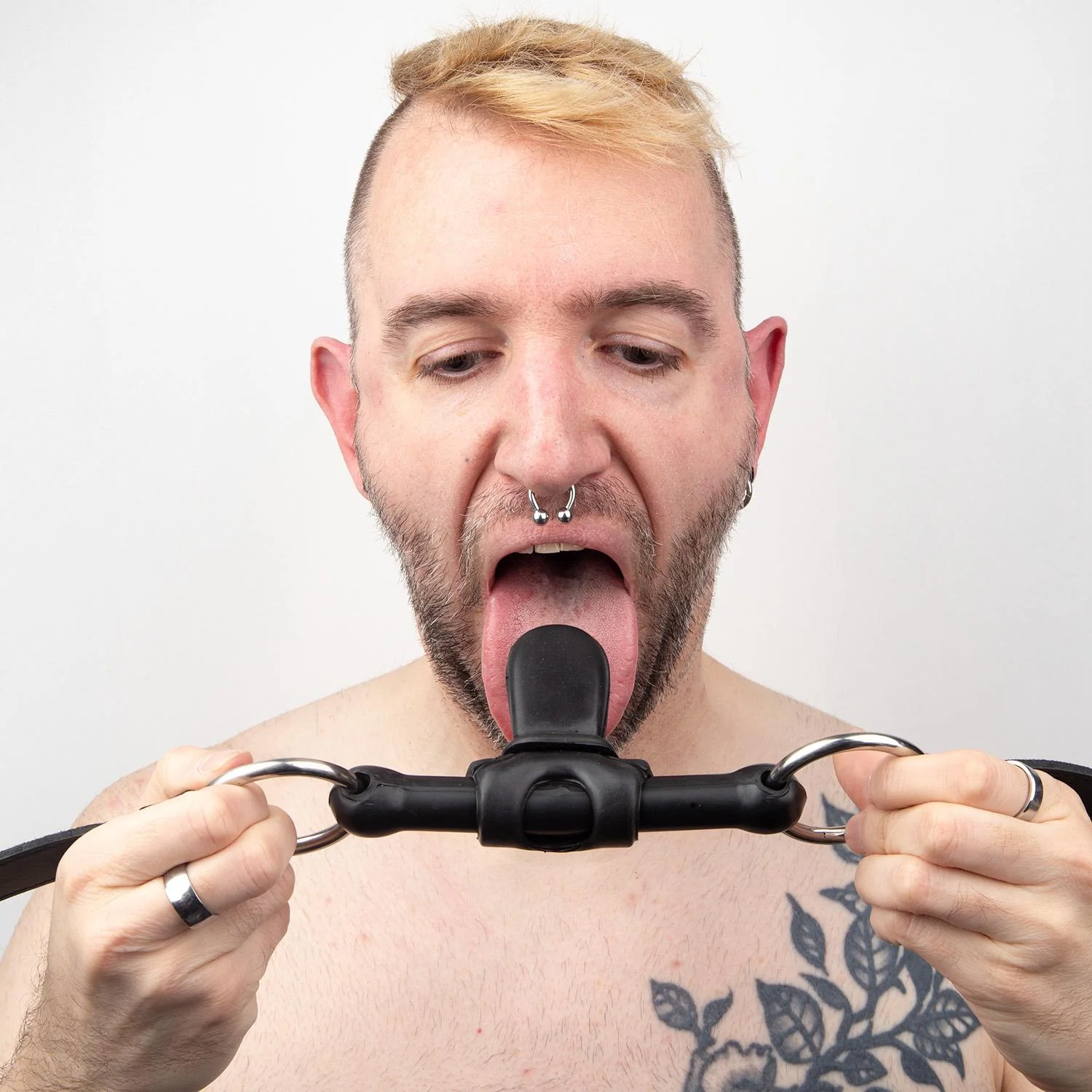 Tongue Port Bit Gag - Image 3