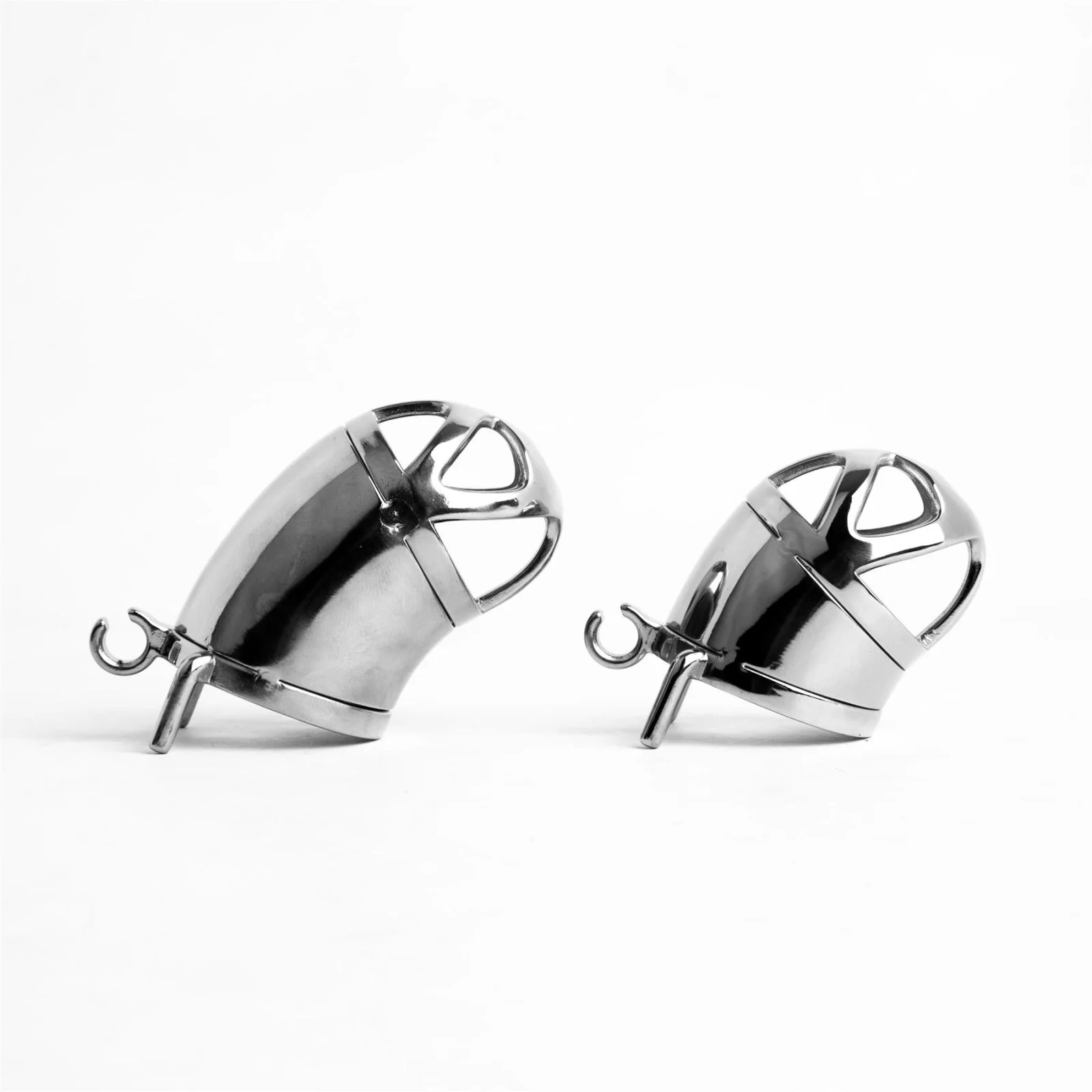 The Armour, 2 Cage Steel Chastity Training Set - Image 2