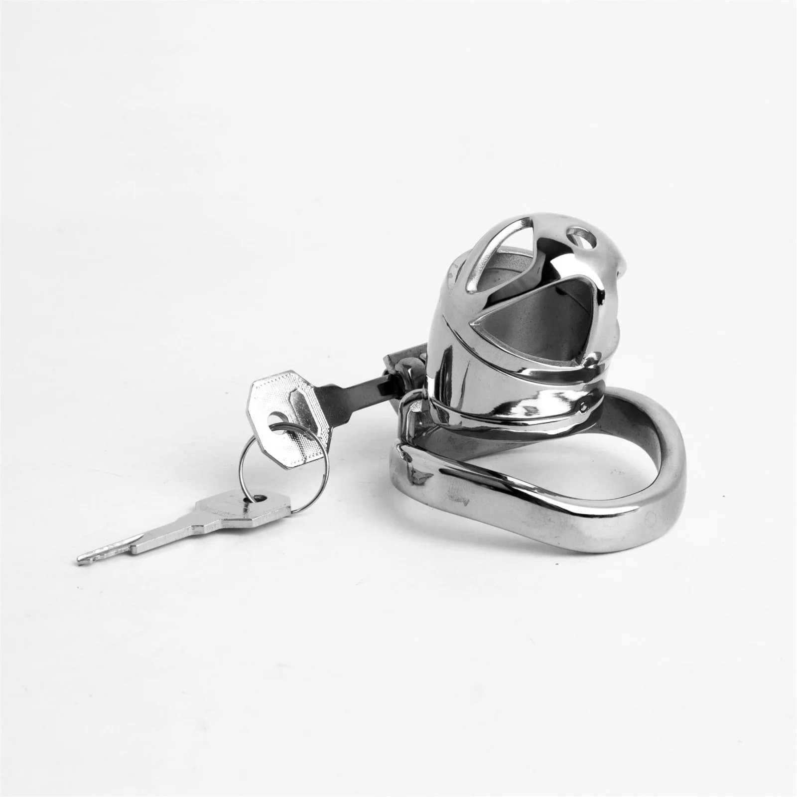 The Armour, 2 Cage Steel Chastity Training Set - Image 3