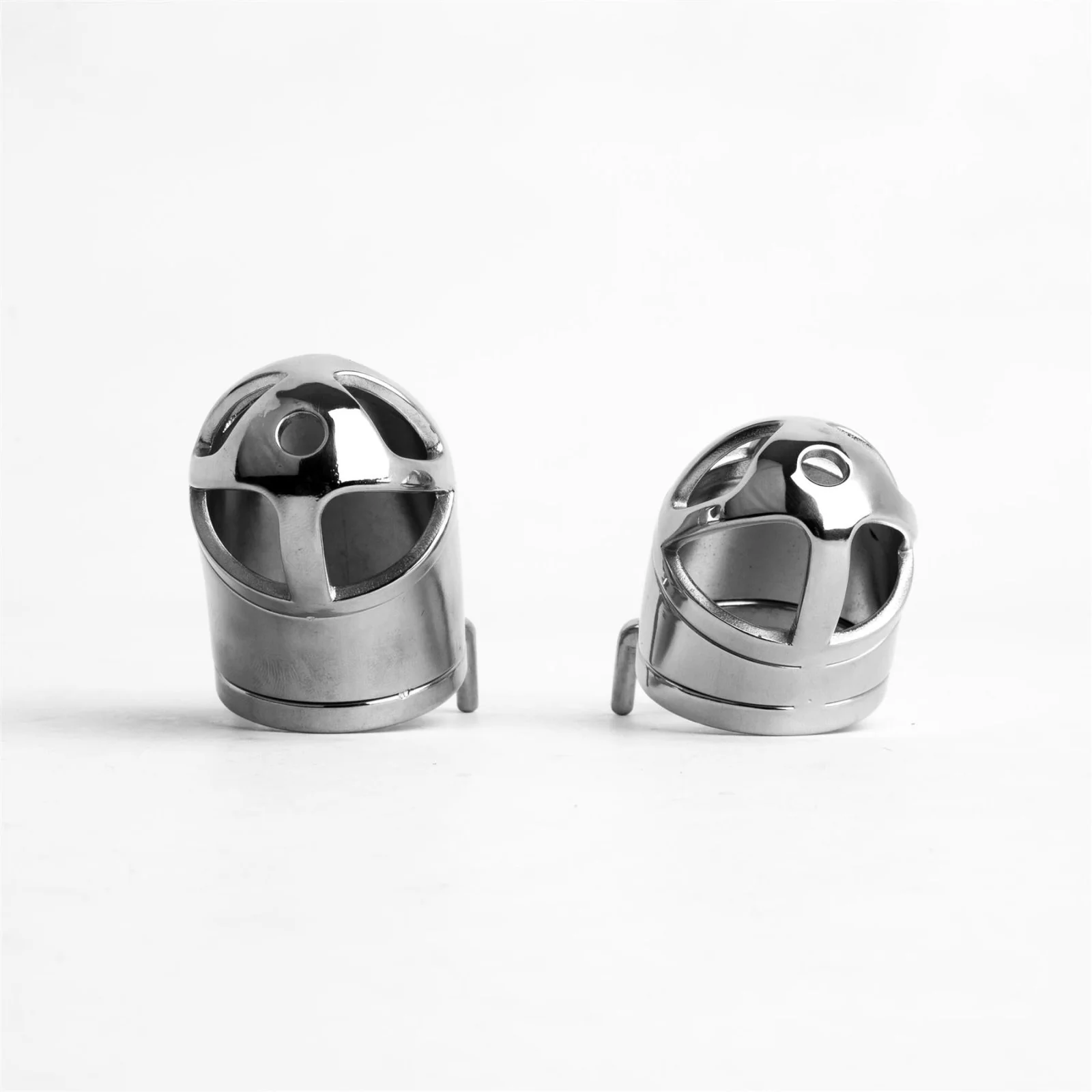 The Armour, 2 Cage Steel Chastity Training Set - Image 4