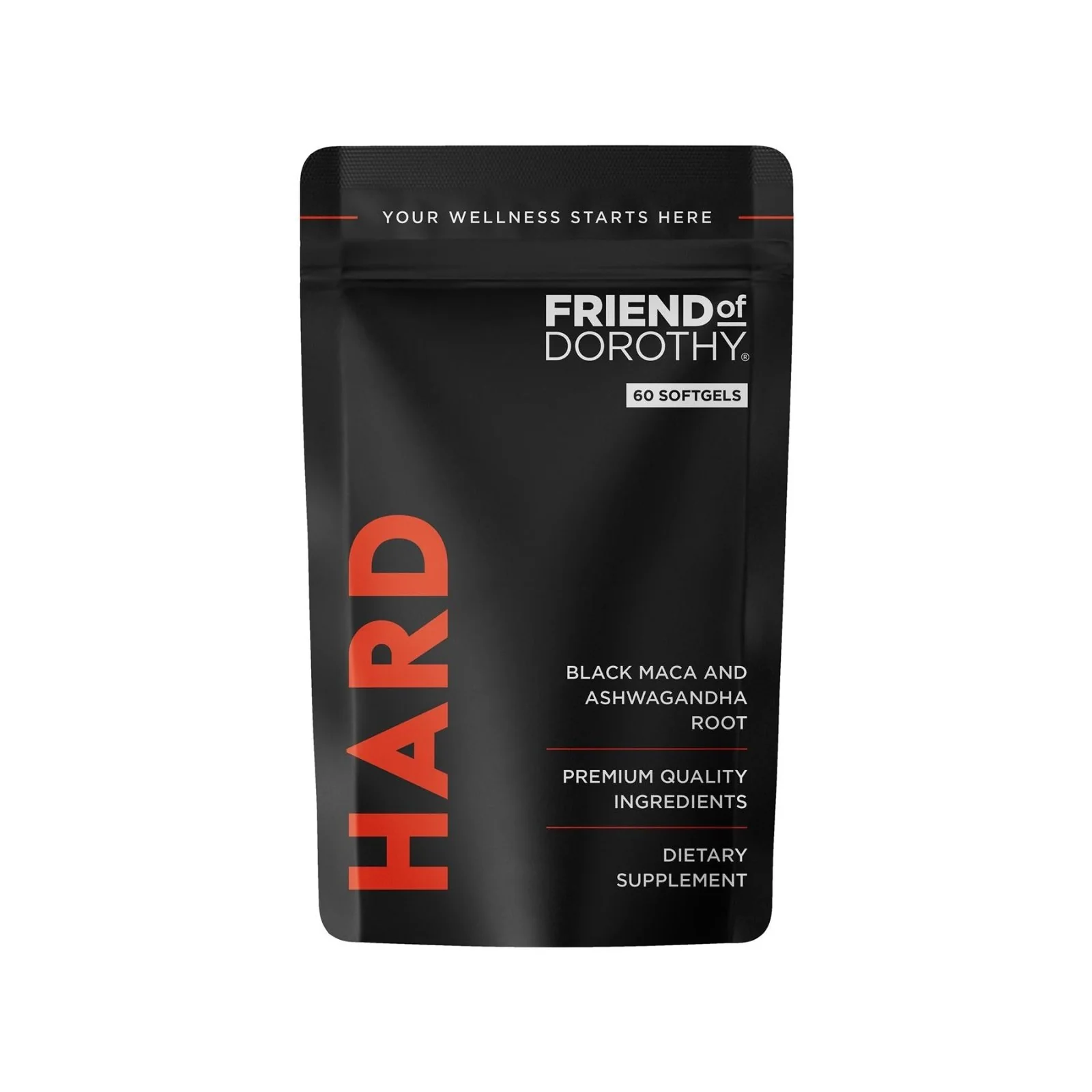Friend of Dorothy Hard, Natural Libido Buster, 1 Month Pouch