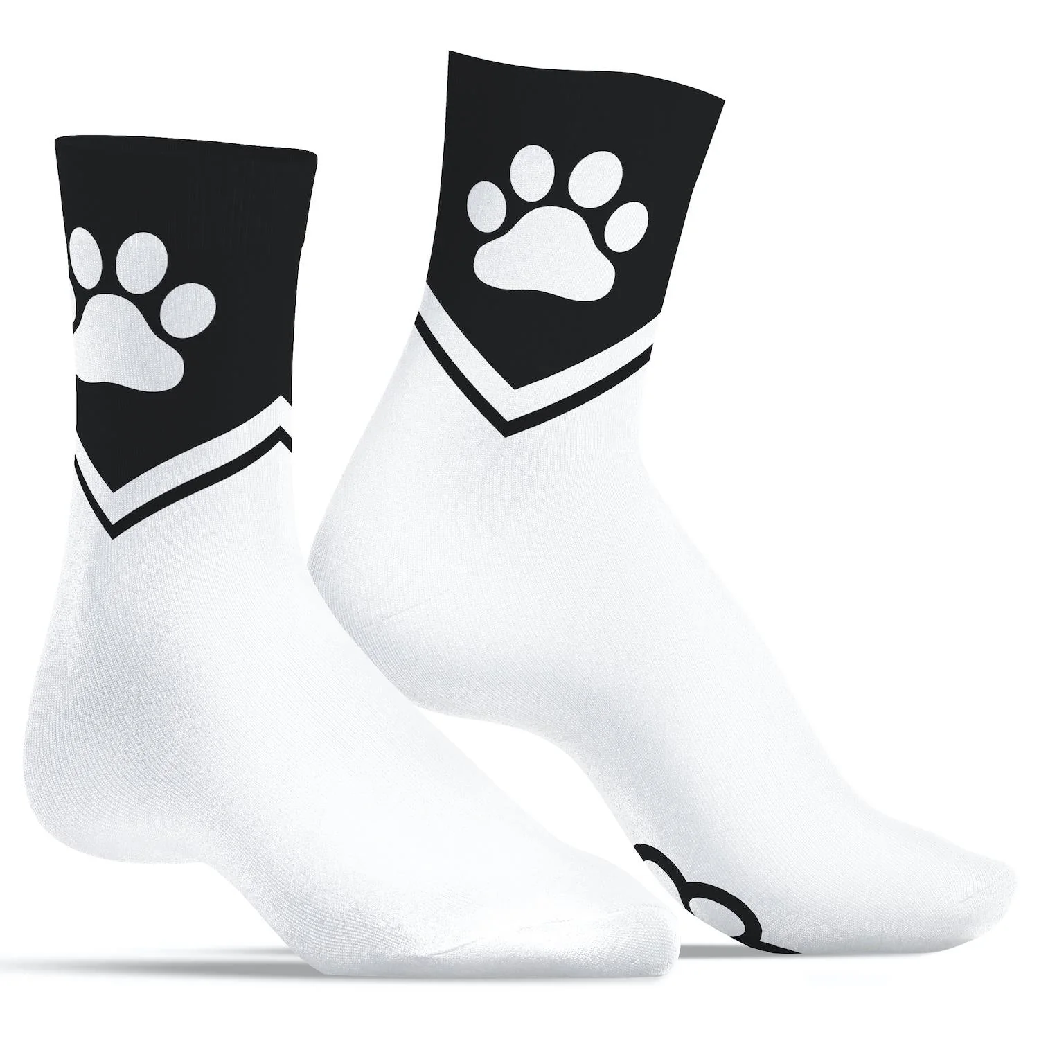SNEAKXX "Paw" Skater Socks, White