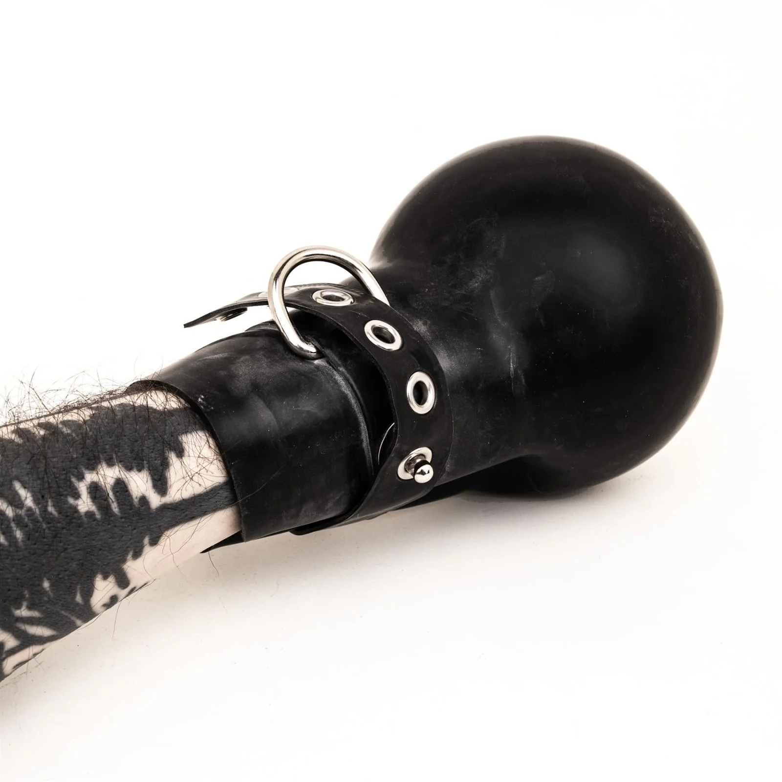 Studio Gum Spherical Rubber Bondage Gloves, 2mm Thick, Lockable - Image 4