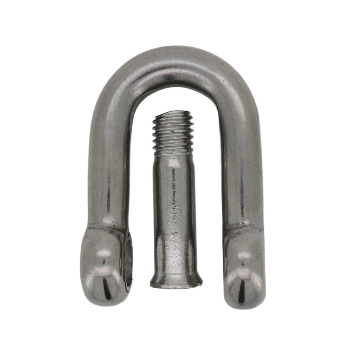 10mm D Shackle, Flush Pin, Stainless - Image 2