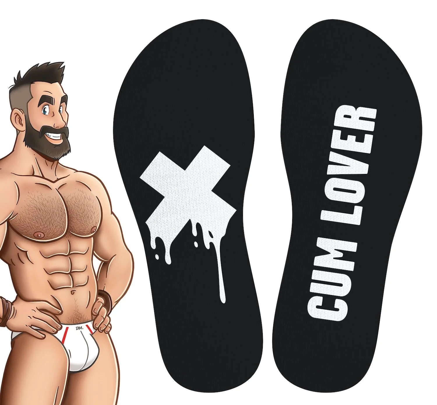 SNEAKXX "Cum Lover" Skater Socks - Image 3