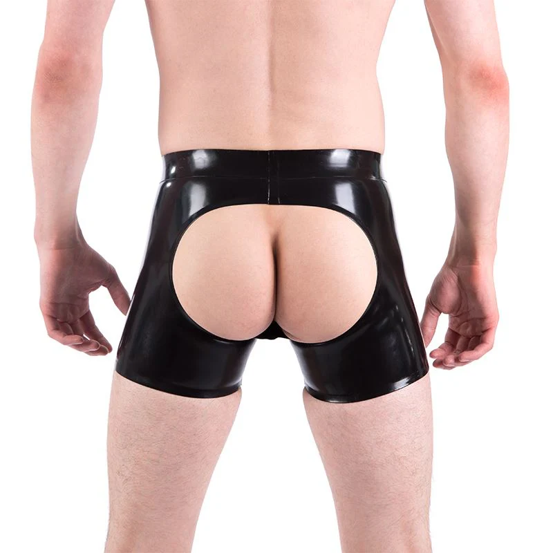 Rubber Trunk Shorts, Codpiece, Backless - Image 2