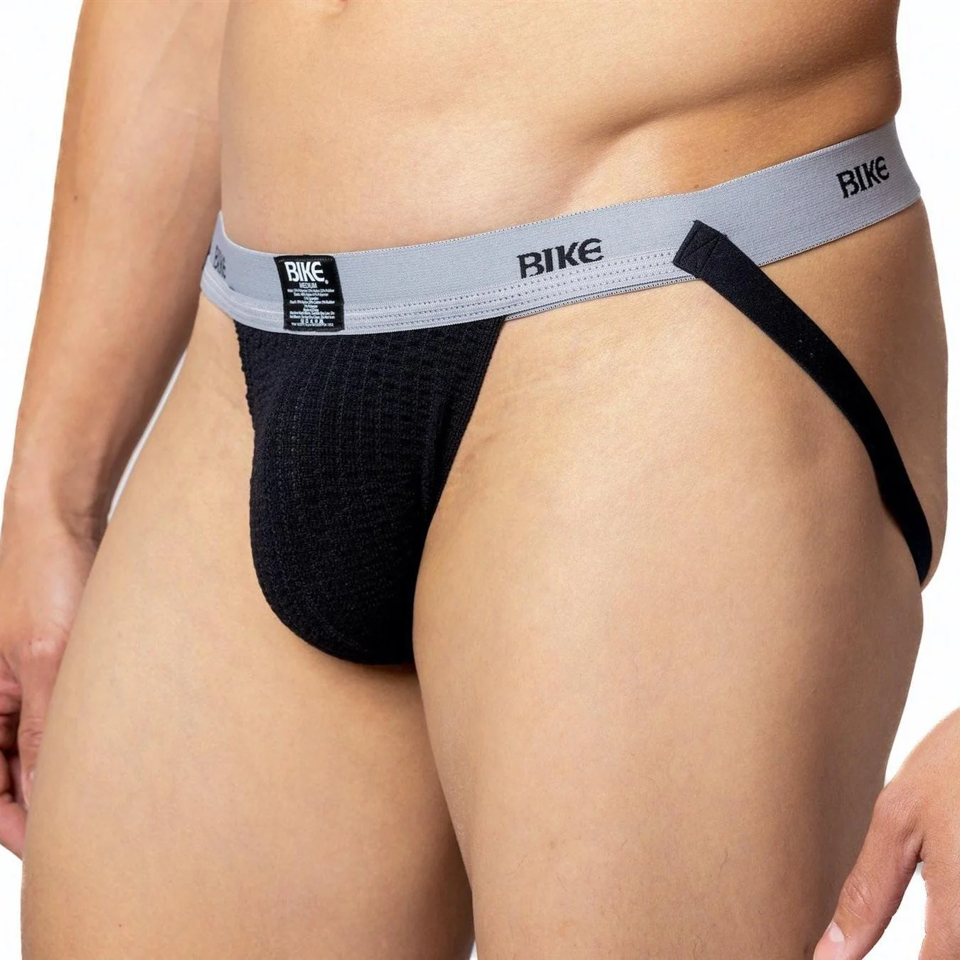 BIKE Swimmer Jockstrap, Black