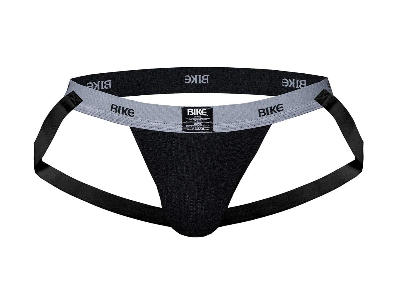 BIKE Swimmer Jockstrap, Black - Image 2