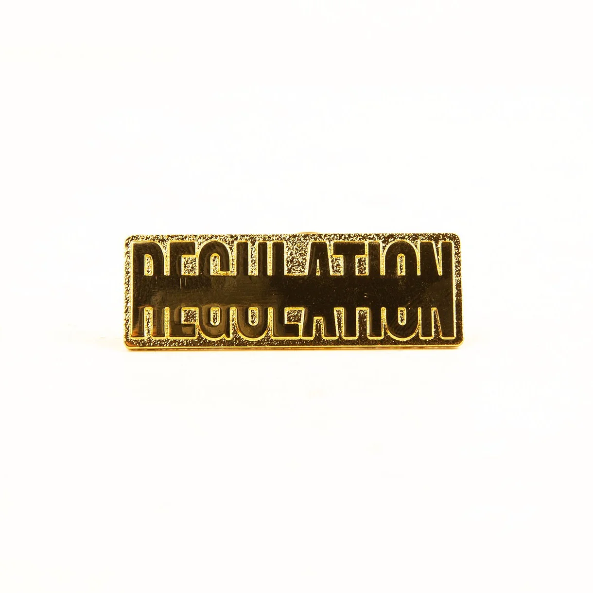 REGULATION Gold Member Logo Pin