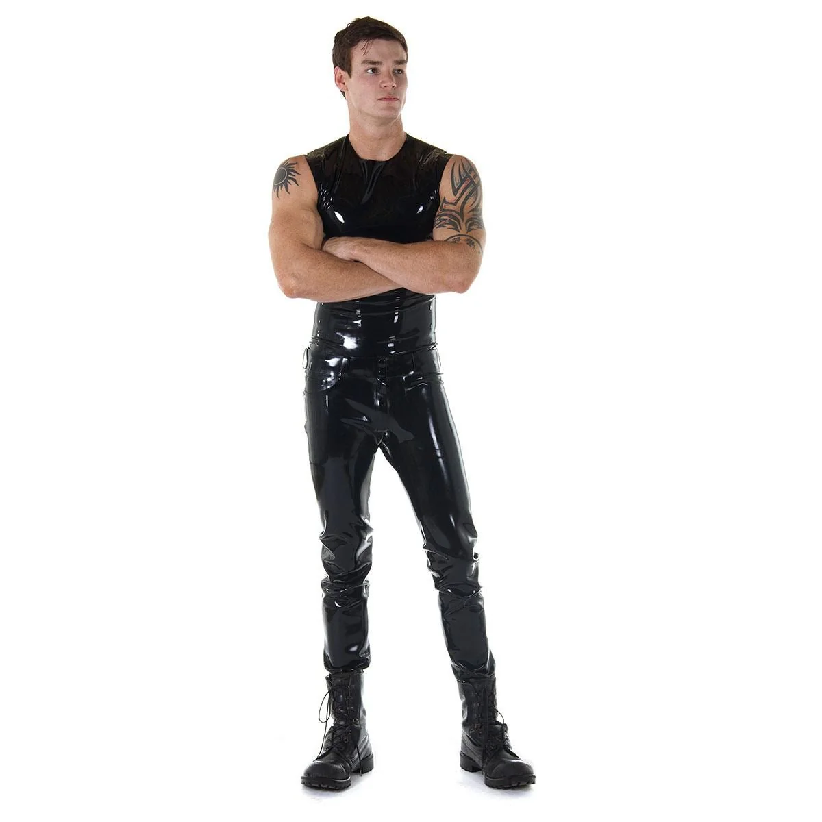 Sleeveless Rubber T-Shirt, Pull On - Image 2