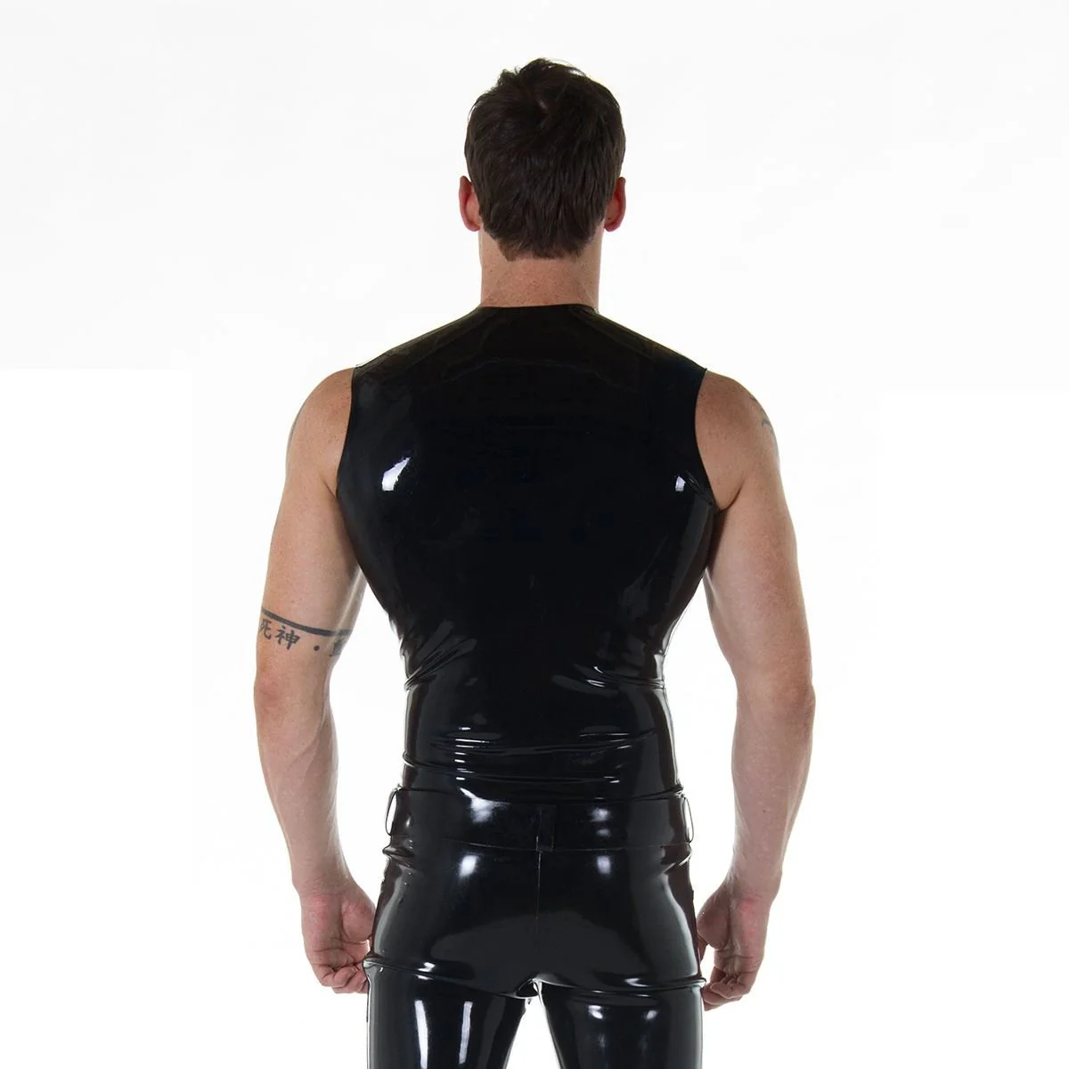 Sleeveless Rubber T-Shirt, Pull On - Image 3