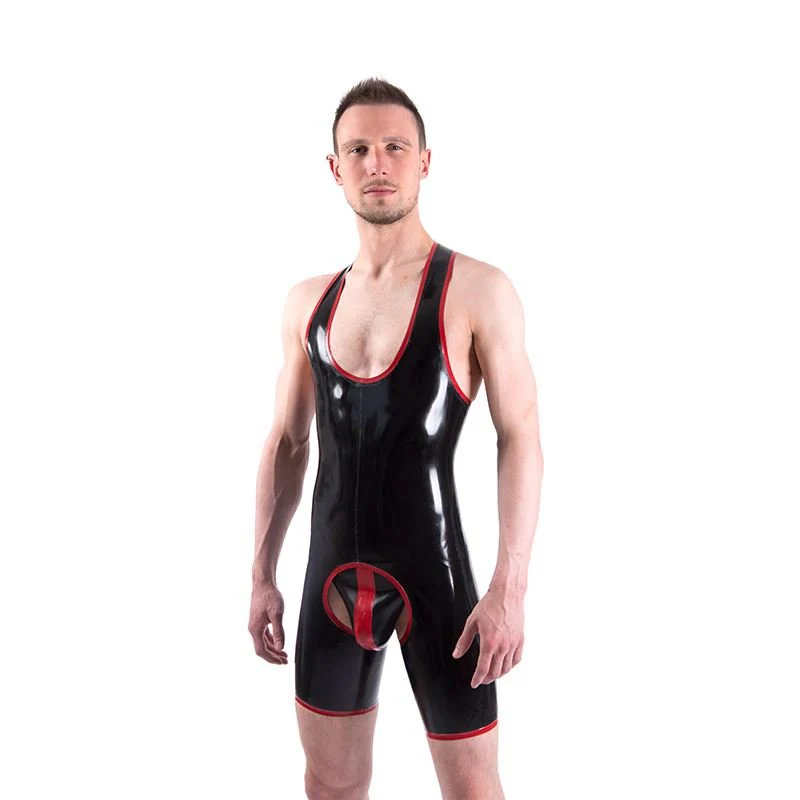 Hero - Open Crotch Singlet Suit - Image 2