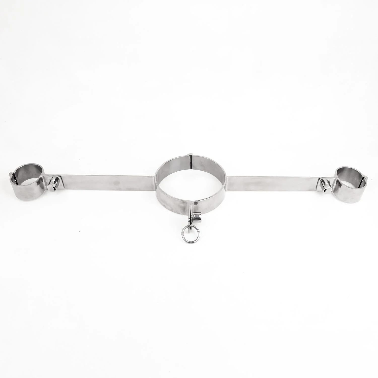 Neck & Wrist Rigid Stainless Irons, Snap Shut Locks