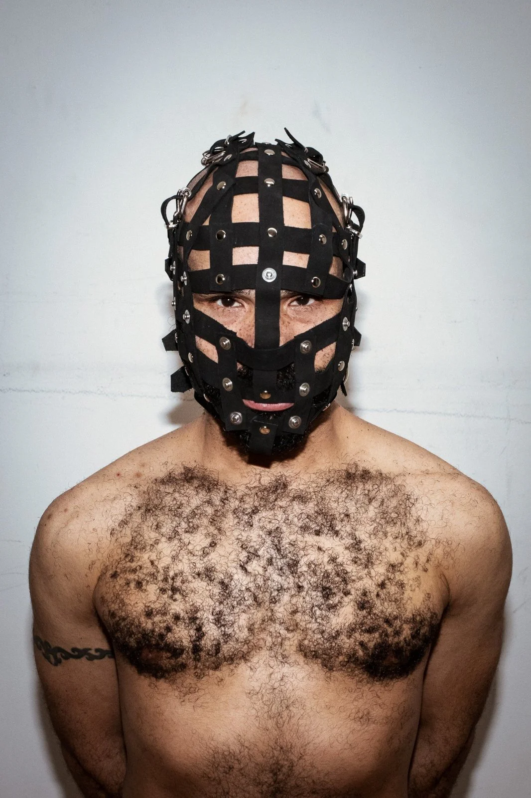 Leather Strap Face Cage - Image 2