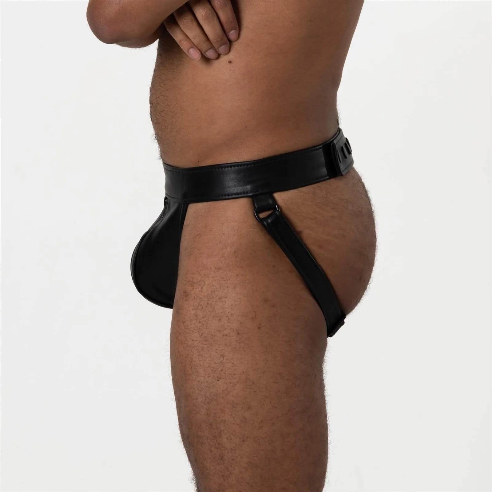 Ramrod Leather Zipper Jockstrap // Made to Order - Image 2