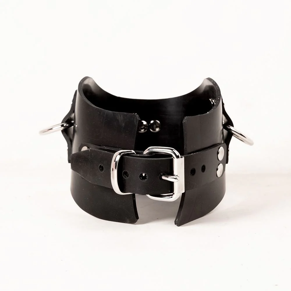 3" Rubber Posture Collar + D-ring - Image 3