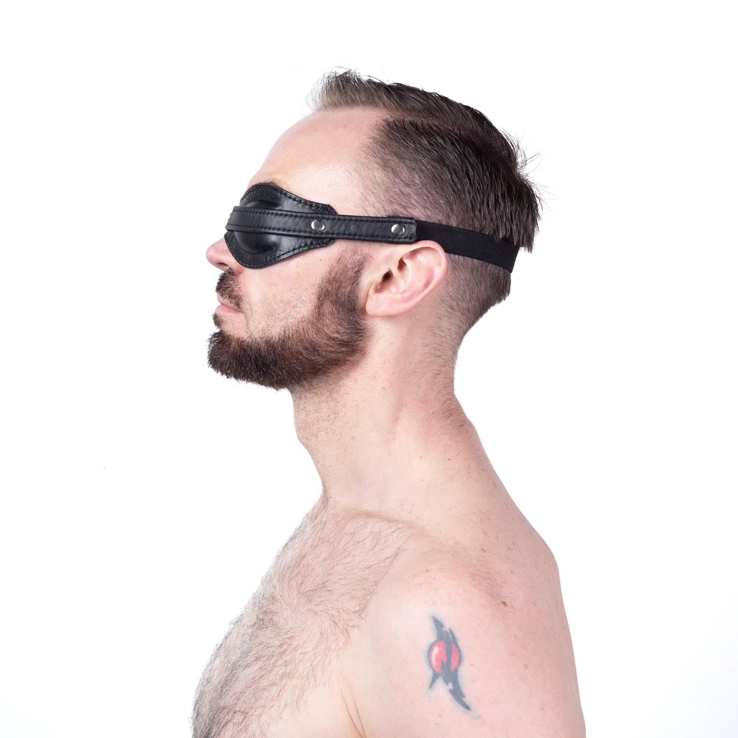Padded Blindfold, Leather - Image 2