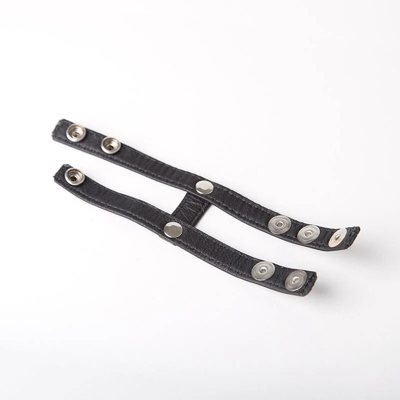 Leather Double Cock and Ball Strap - Image 2