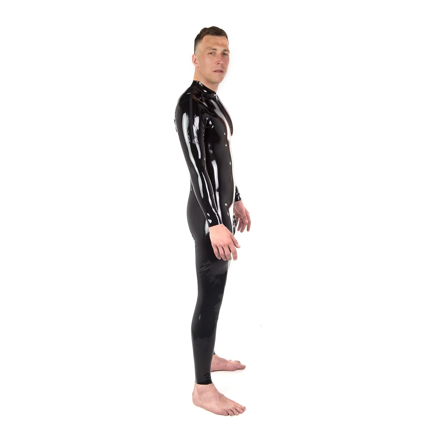 Rubber Catsuit, Shoulder Entry // Made to Order - Image 4